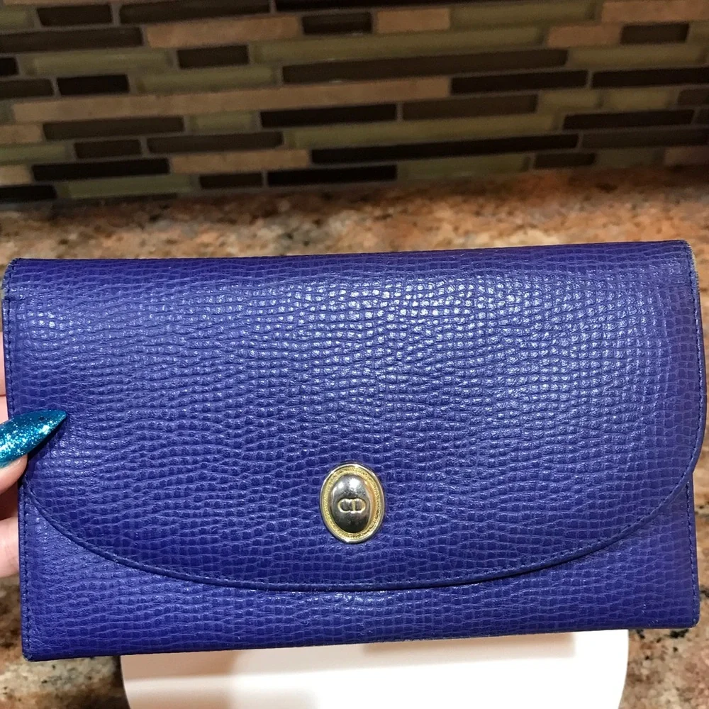 Christian Dior Signature Vintage Leather Wallet 😍🔥